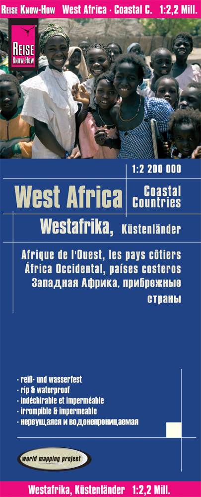 Online bestellen: Wegenkaart - landkaart West Afrika - kustlanden | Reise Know-How Verlag