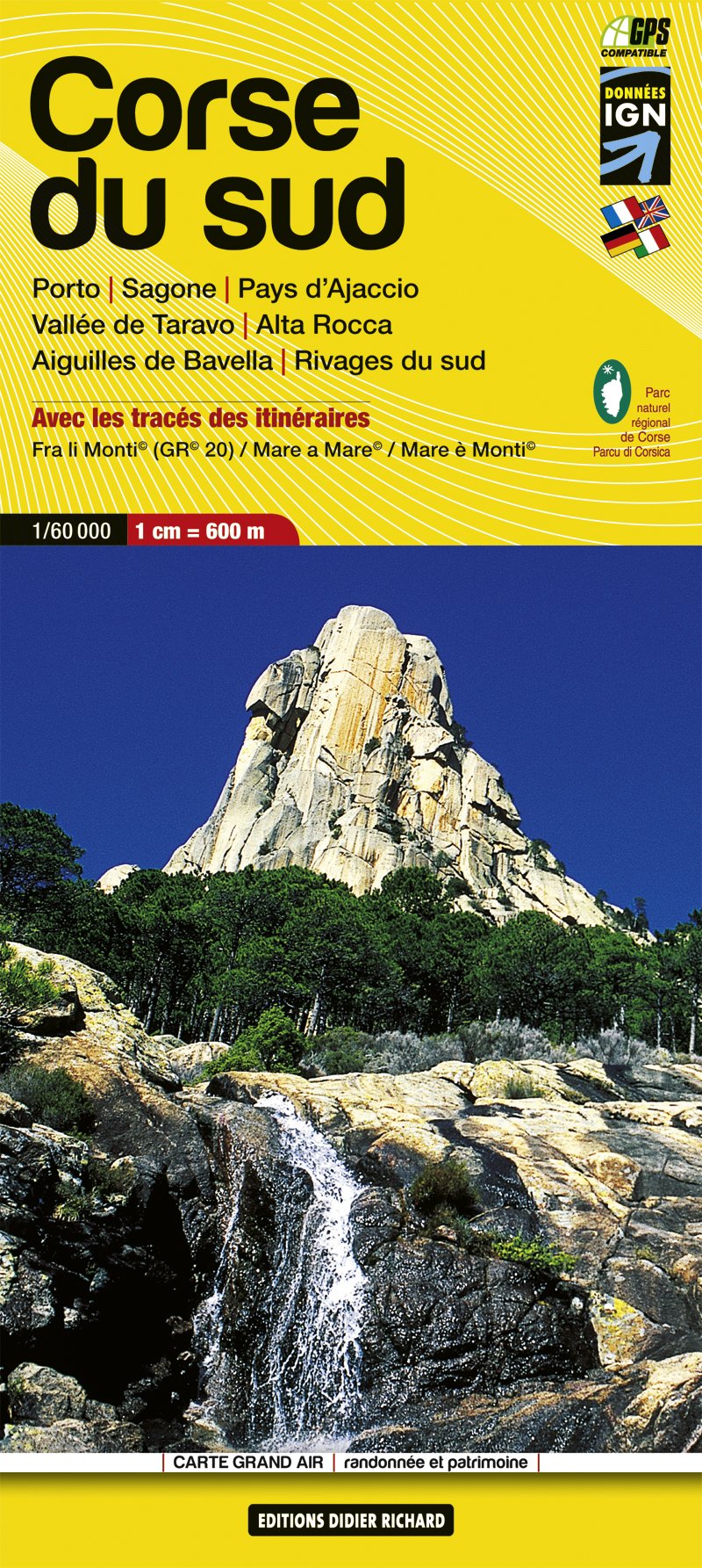 Online bestellen: Wandelkaart 09 Corsica zuid - Corse du Sud - Aiguilles de Bavella - Vallée de Taravo - Alta Rocca | Didier Richard