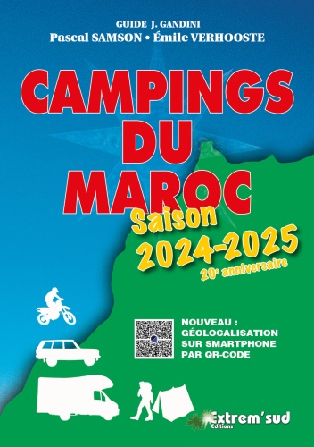 Online bestellen: Campinggids - Campergids Campings du Maroc 2024-2025 | Gandini