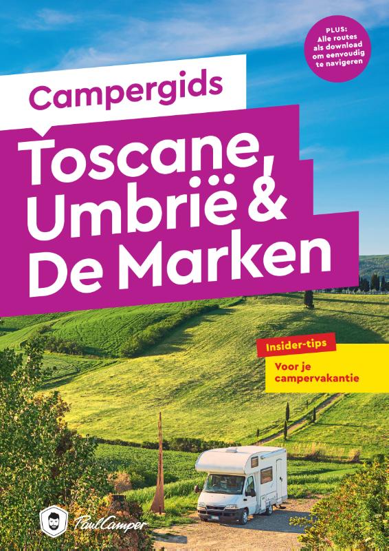 Online bestellen: Campergids - Reisgids Toscane, Umbrië & De Marken | Uitgeverij Elmar