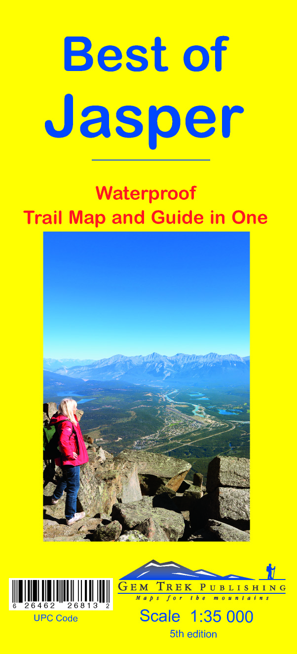 Online bestellen: Wandelkaart 12 Best of Jasper | Gem Trek Maps