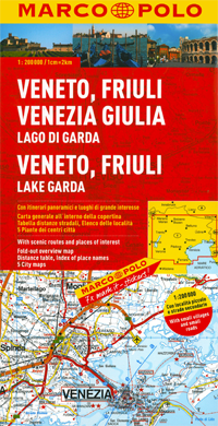 Landkaart - wegenkaart 04 Veneto - Friaul | Marco Polo | 