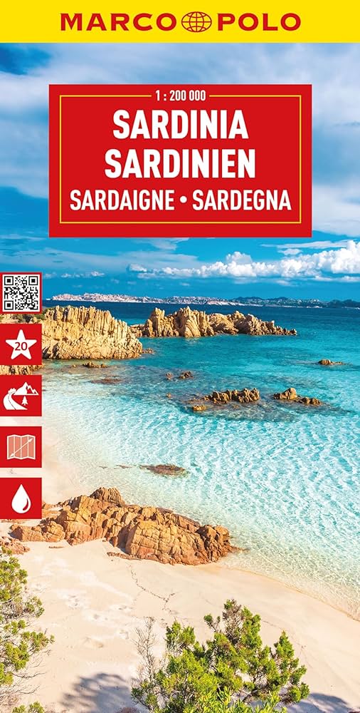 Online bestellen: Wegenkaart - landkaart 15 Sardinien - Sardinië | Marco Polo