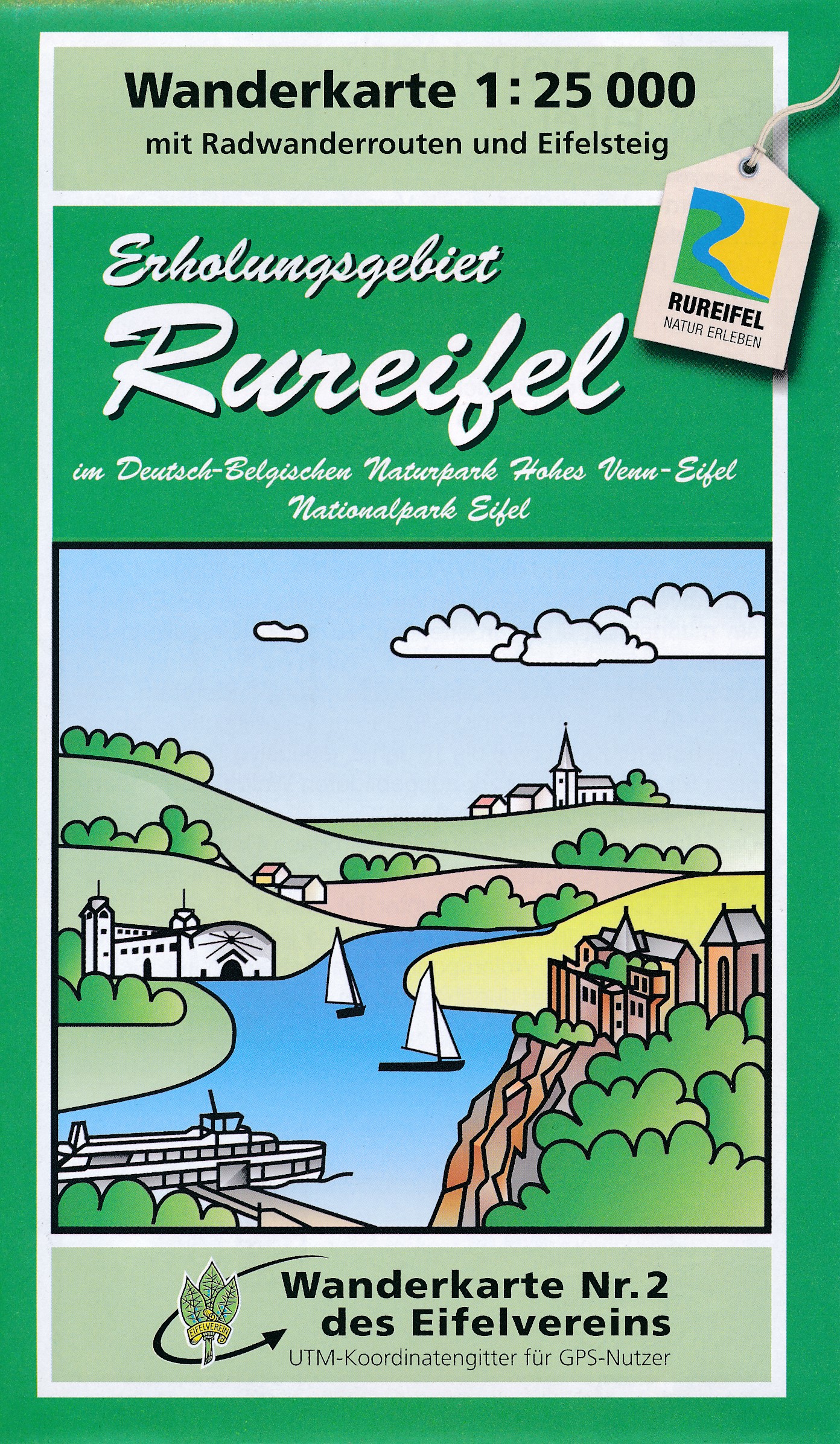 Online bestellen: Wandelkaart 02 Rureifel - Eifel | Eifelverein