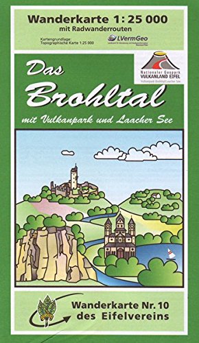 Online bestellen: Wandelkaart 10 Brohltal - Eifel | Eifelverein