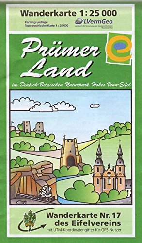 Online bestellen: Wandelkaart 17 Prümer Land - Eifel | Eifelverein