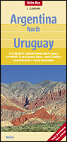 Landkaart - wegenkaart Argentinië - Noord en  Uruguay | Nelles maps | 