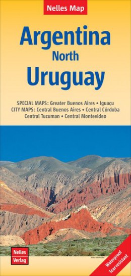 Online bestellen: Wegenkaart - landkaart Argentinië - Noord en Uruguay | Nelles Verlag