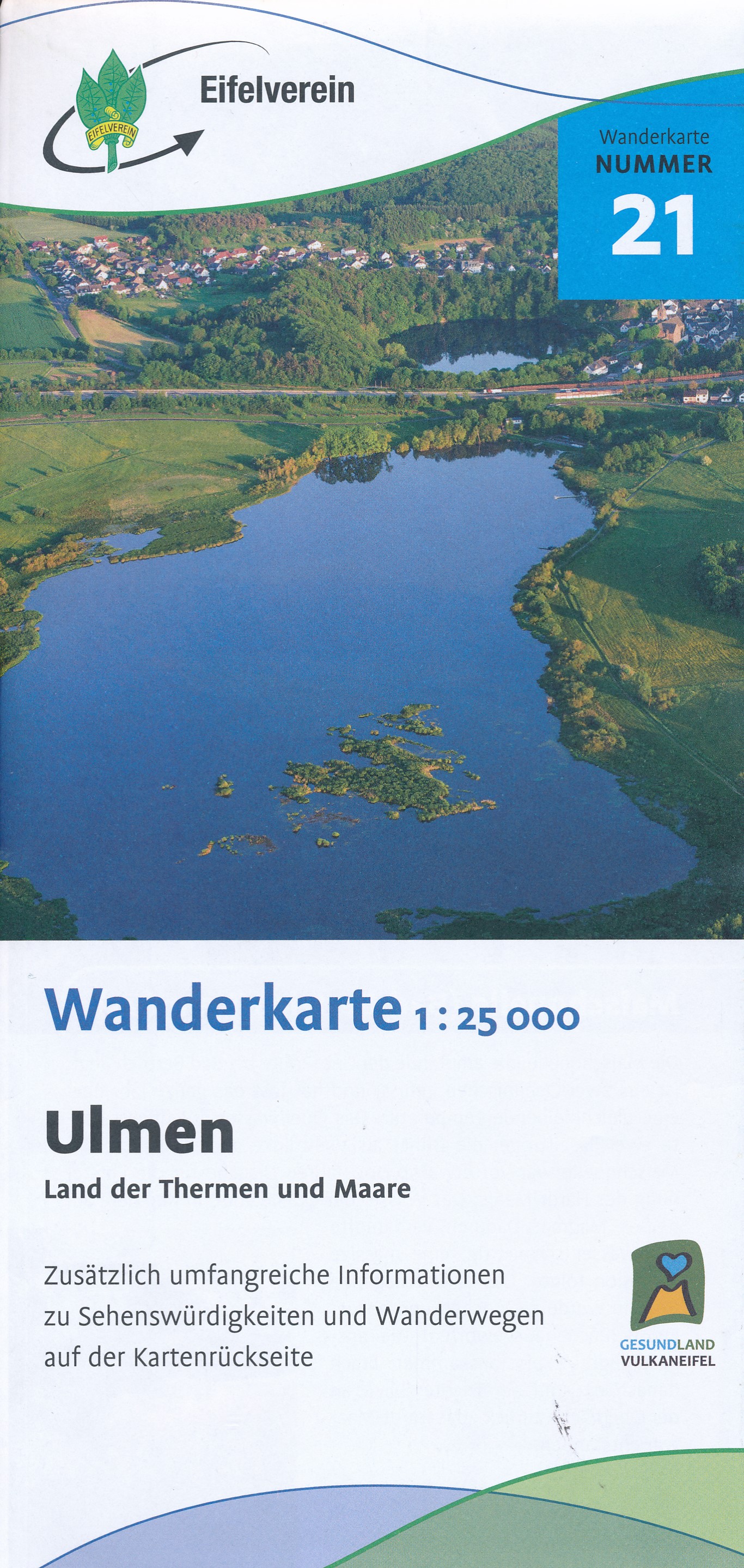 Online bestellen: Wandelkaart 21 Ulmen - Eifel | Eifelverein