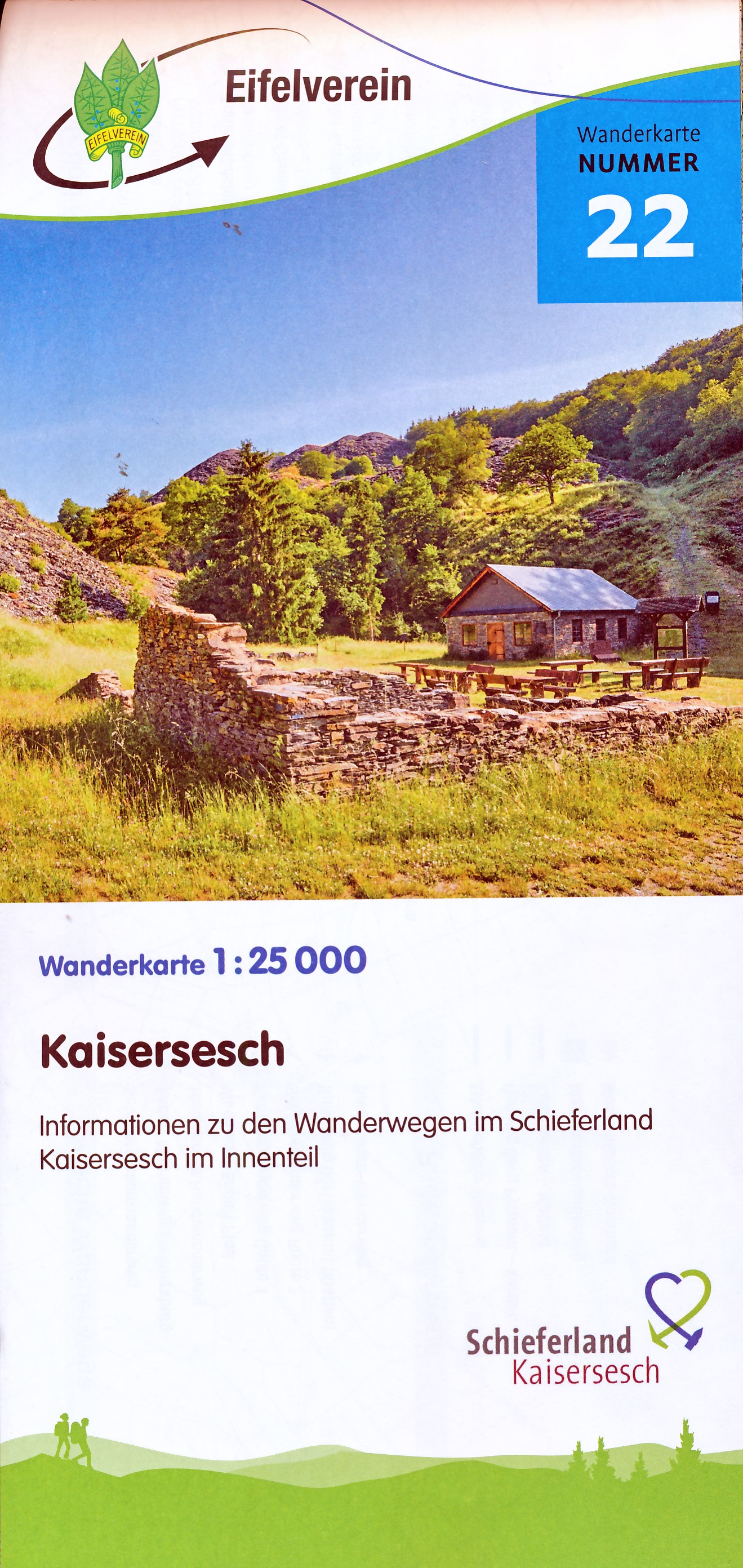 Online bestellen: Wandelkaart 22 Kaisersesch - Eifel | Eifelverein