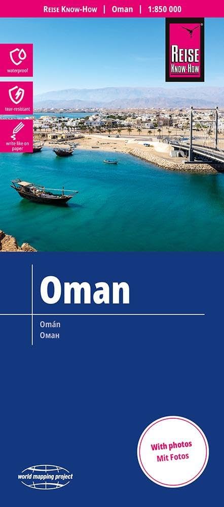 Online bestellen: Wegenkaart - landkaart Oman | Reise Know-How Verlag