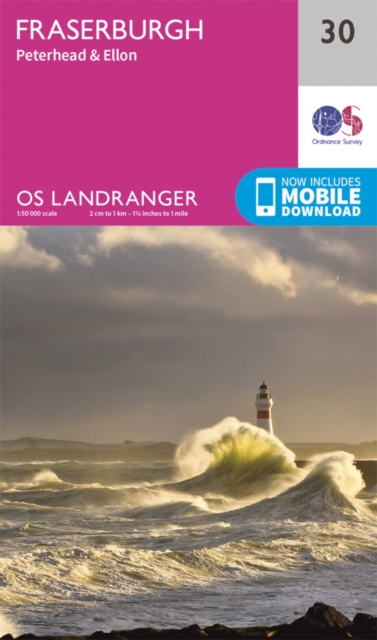 Online bestellen: Wandelkaart - Topografische kaart 030 Landranger Fraserburgh, Peterhead & Ellon | Ordnance Survey