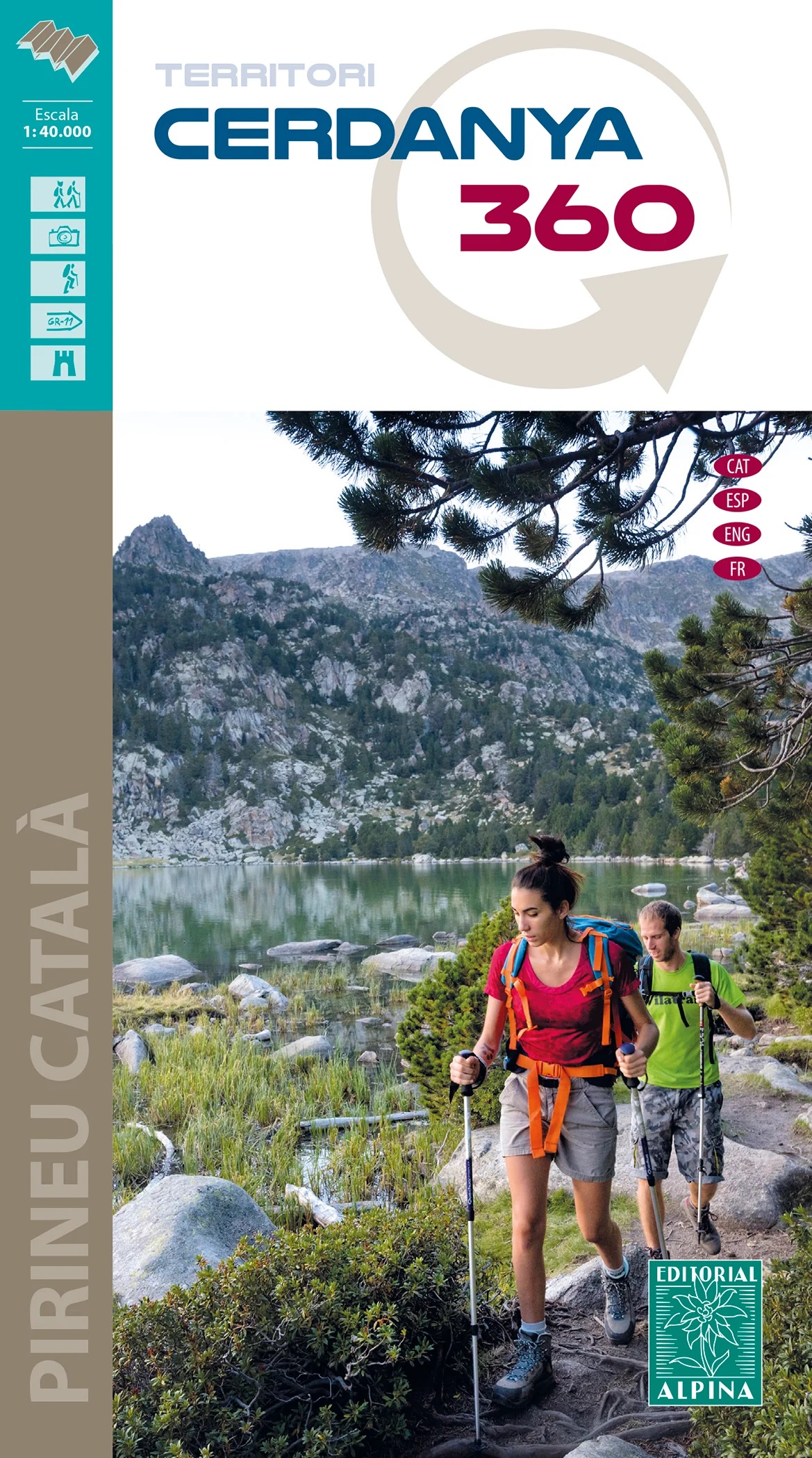 Online bestellen: Wandelkaart Cerdanya 360 - territori | Editorial Alpina