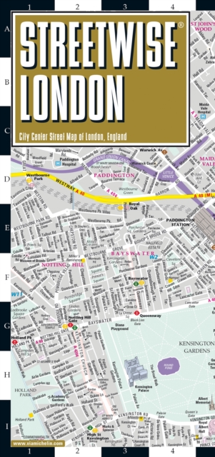 Online bestellen: Stadsplattegrond Streetwise London | Michelin