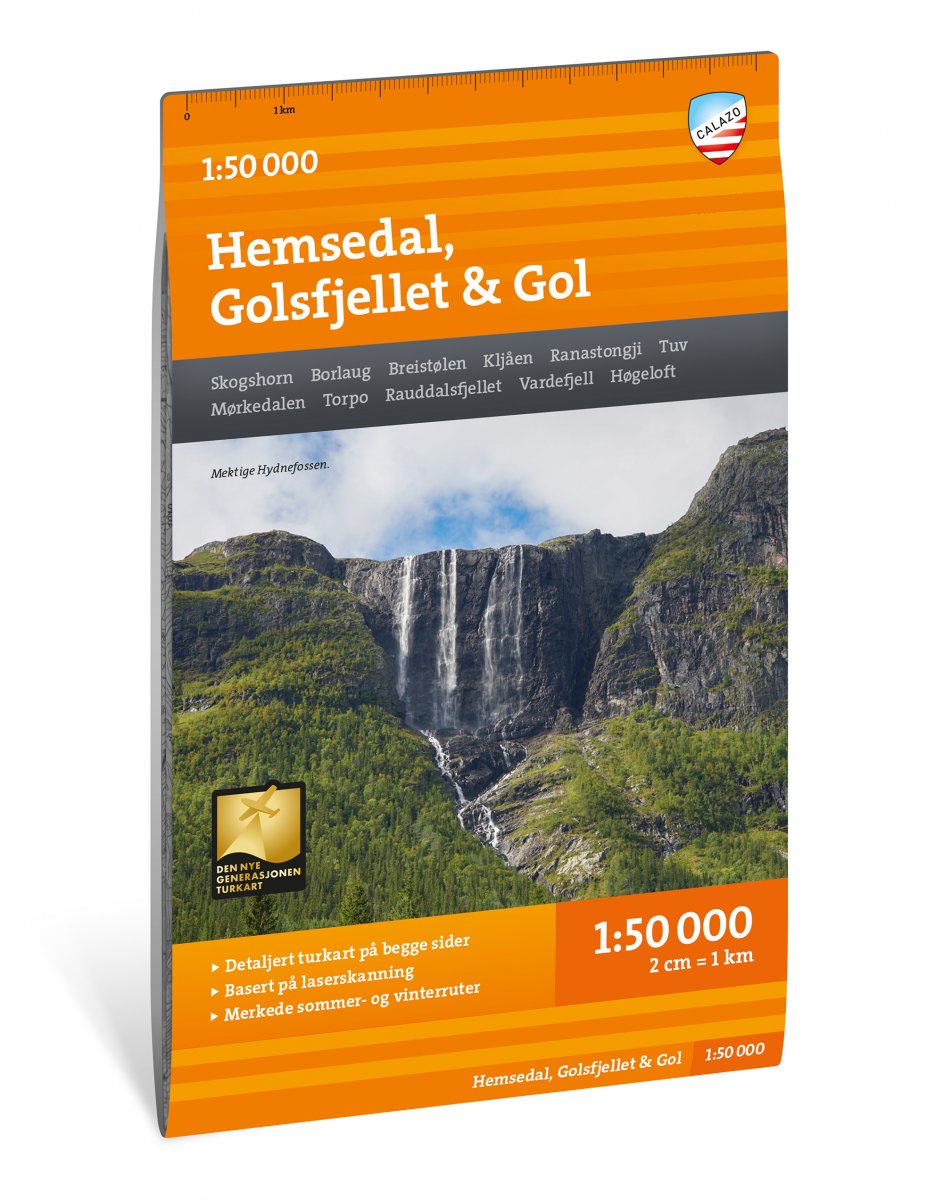 Wandelkaart Turkart Hemsedal - Gols…