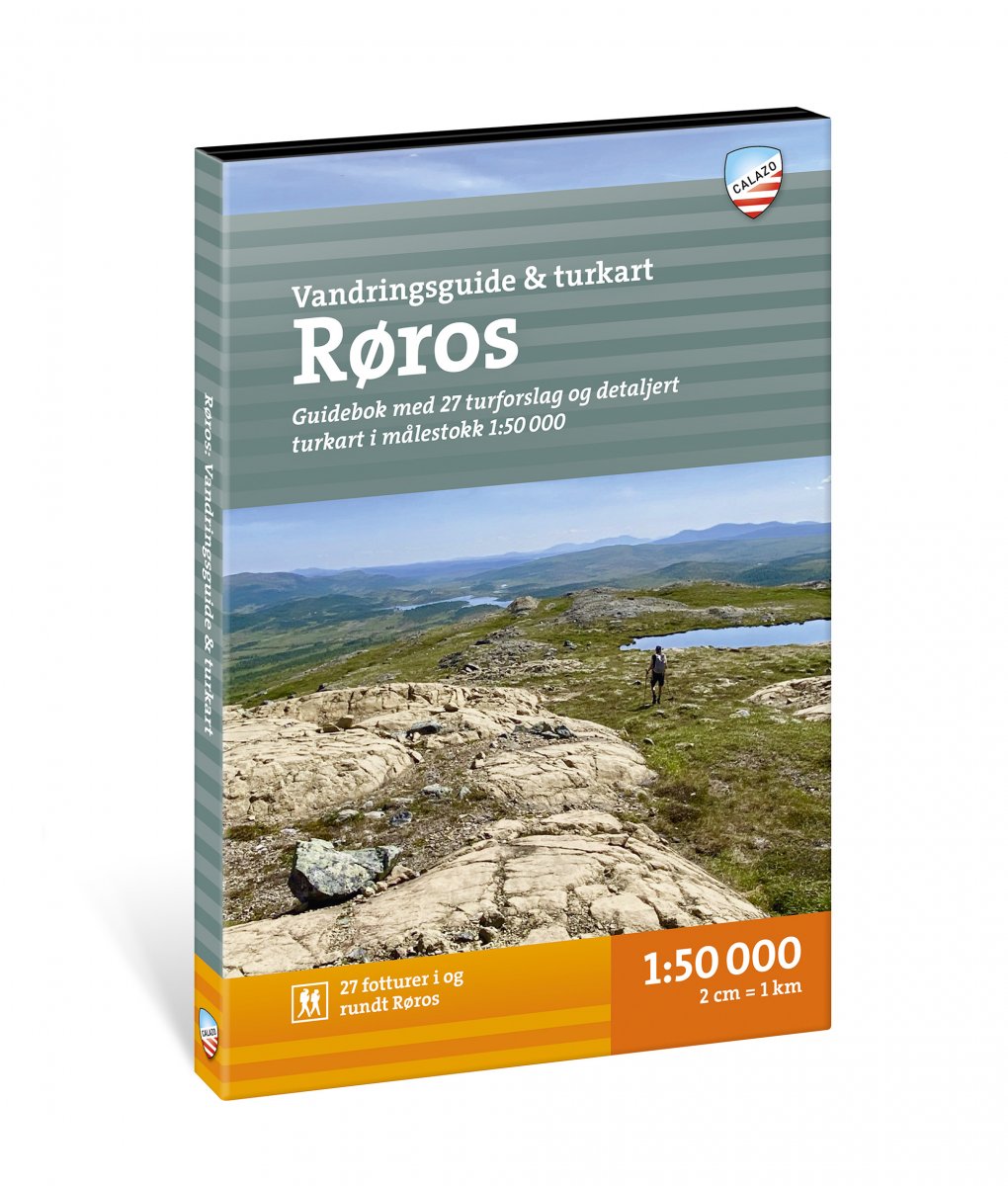 Online bestellen: Wandelkaart Turkart Turguide Røros - Roros | Calazo