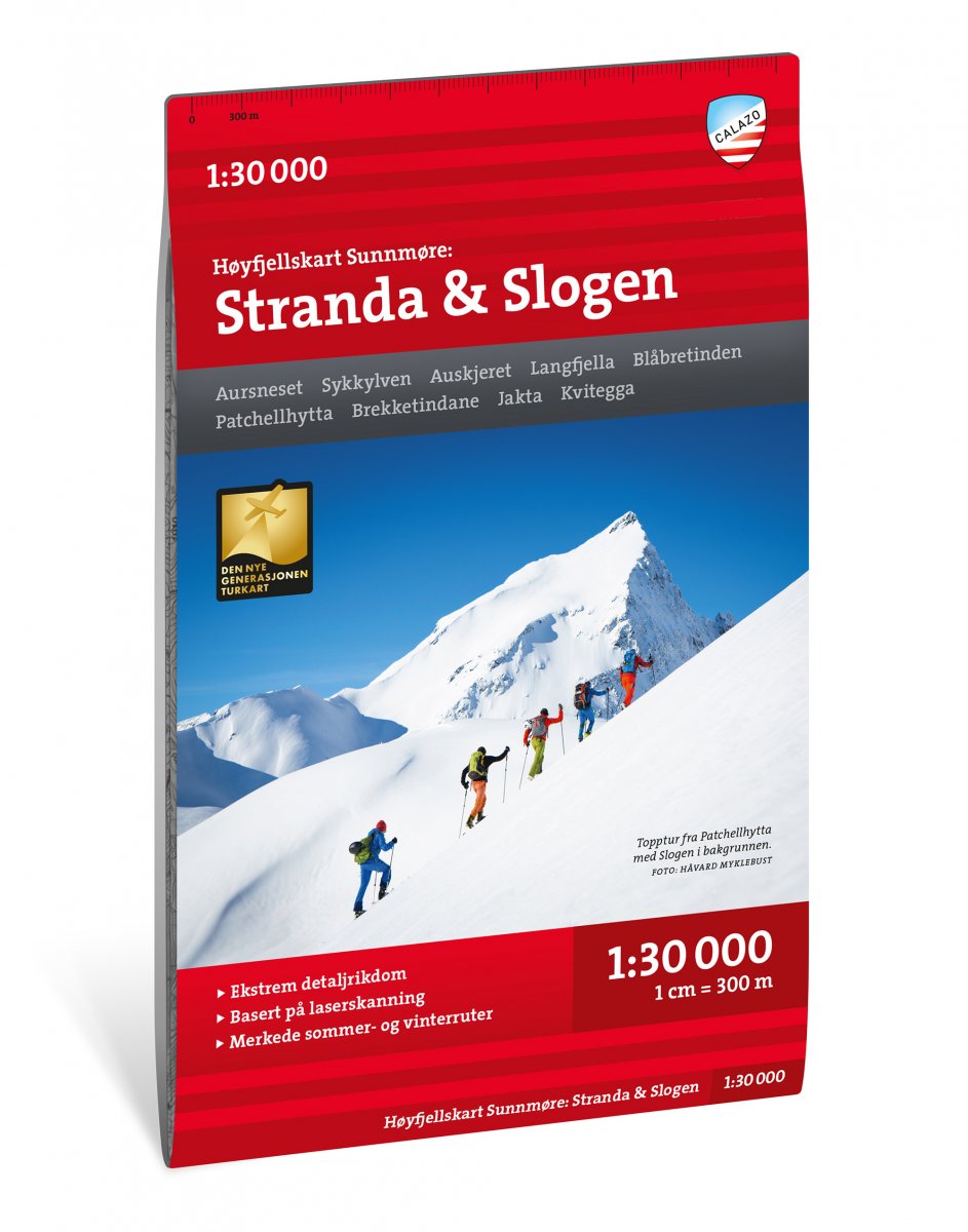 Online bestellen: Wandelkaart Hoyfjellskart Sunnmore: Stranda - Slogen | Calazo