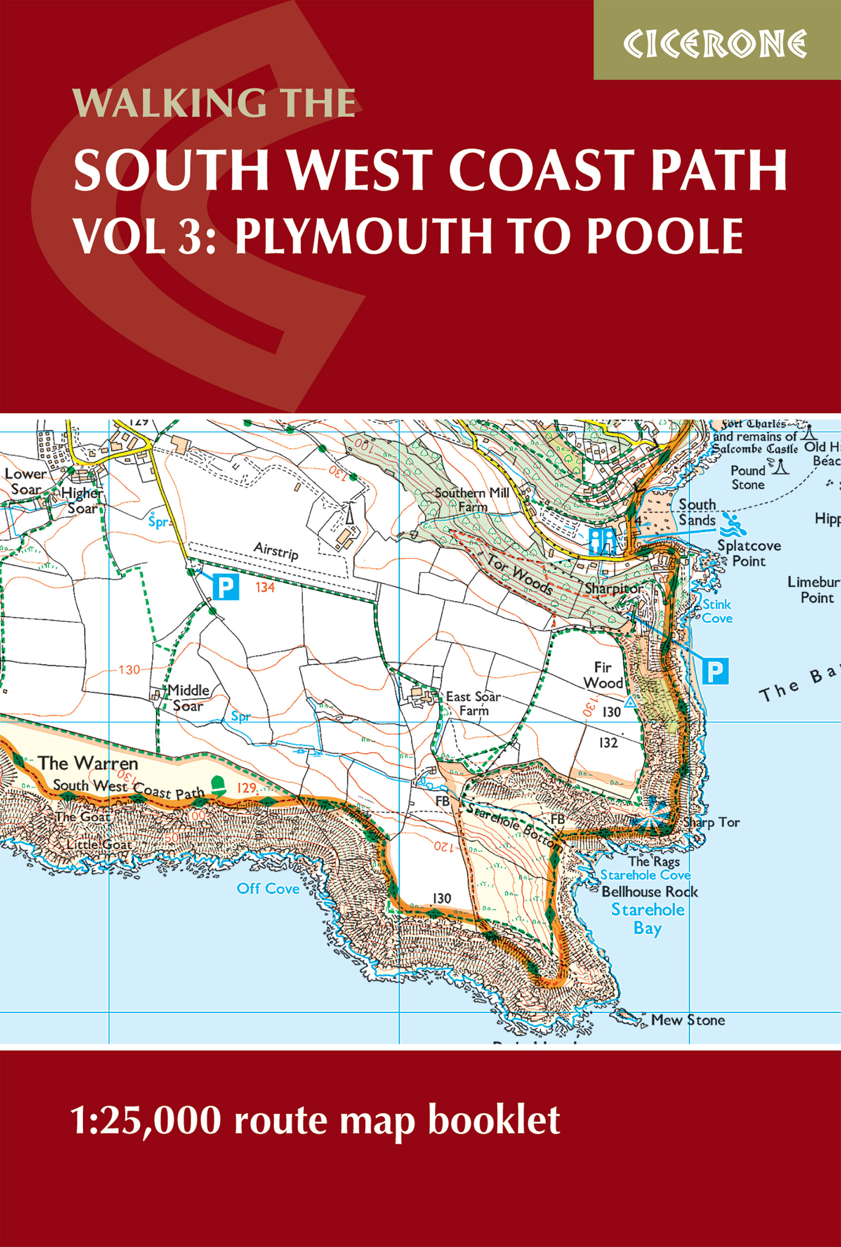 Online bestellen: Wandelatlas South West Coast Path Map Booklet - Vol 3 | Cicerone