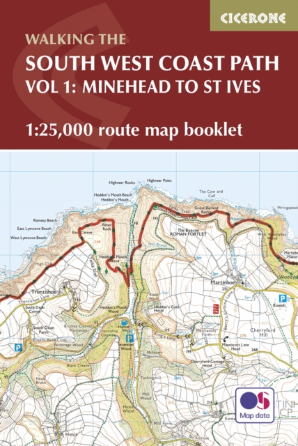 Online bestellen: Wandelgids South West Coast Path Map Booklet | Cicerone