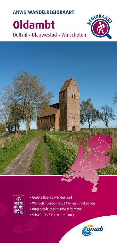 Wandelkaart Wandelregiokaart Oldamb…