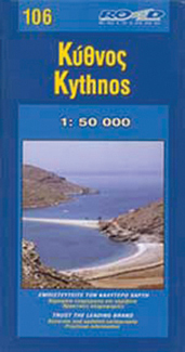 Online bestellen: Wegenkaart - landkaart 106 Kythnos | Road Editions