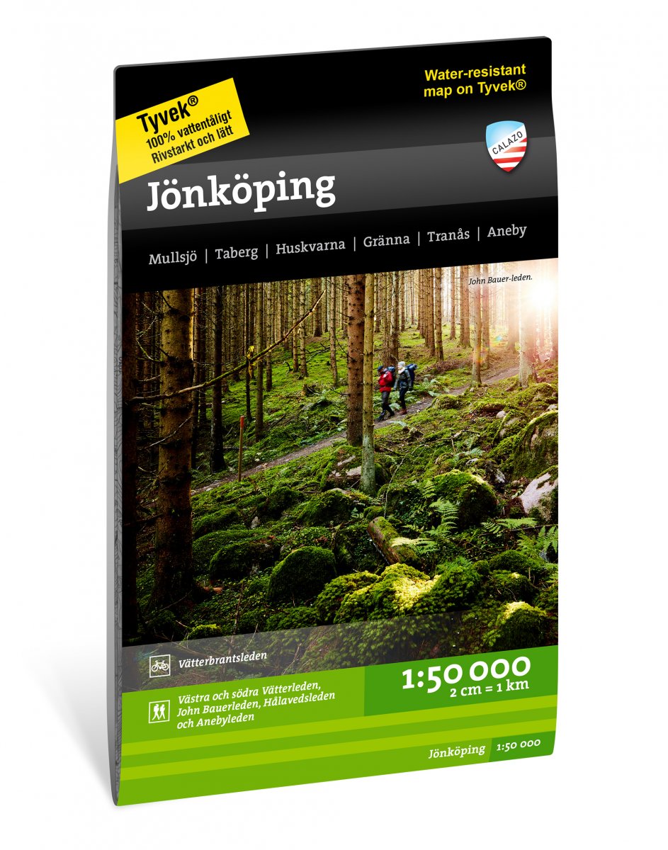 Online bestellen: Wandelkaart Terrängkartor SE Jönköping | Calazo