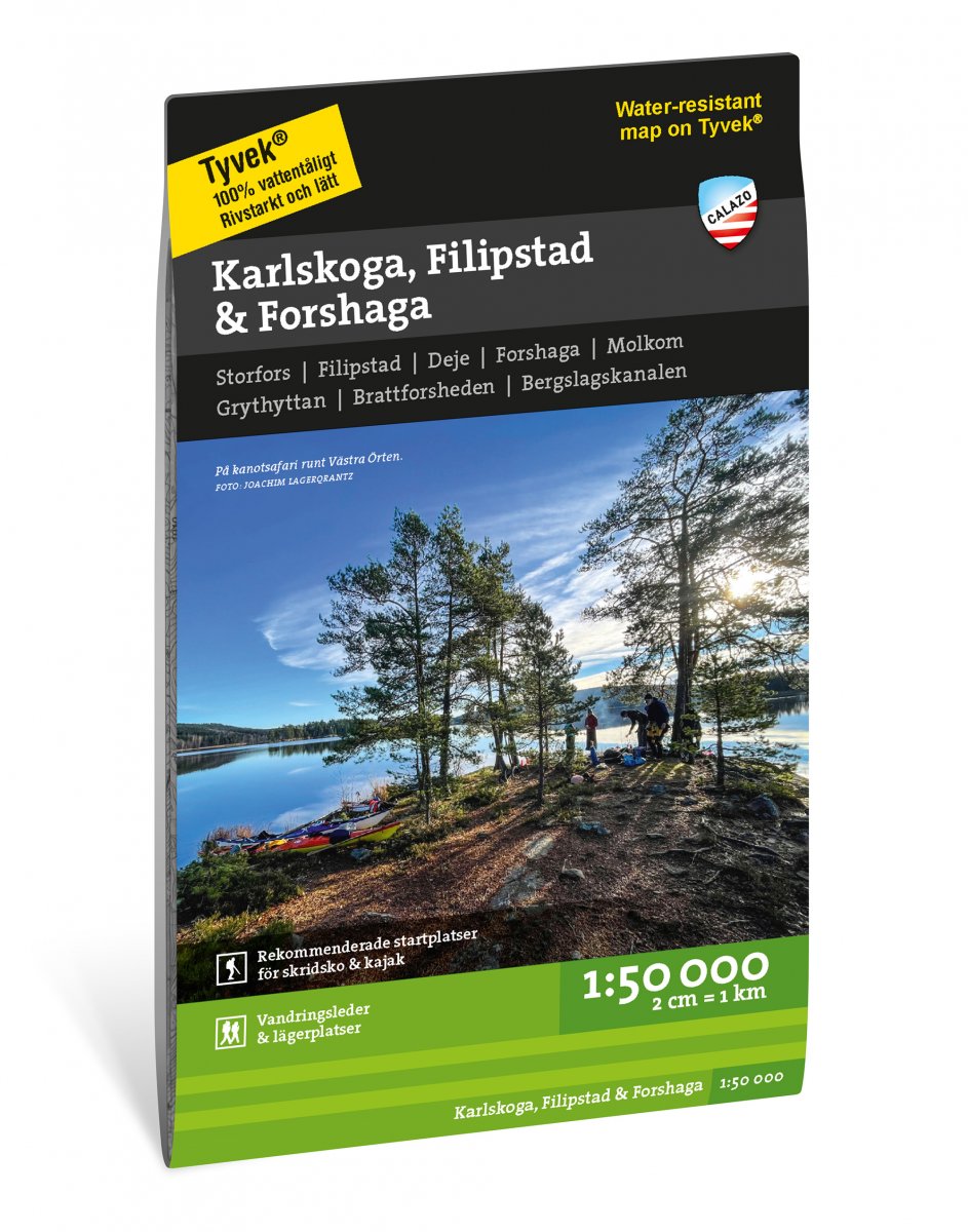 Online bestellen: Wandelkaart - Fietskaart Terrängkartor SE Karlskoga, Filipstad & Forshaga | Calazo