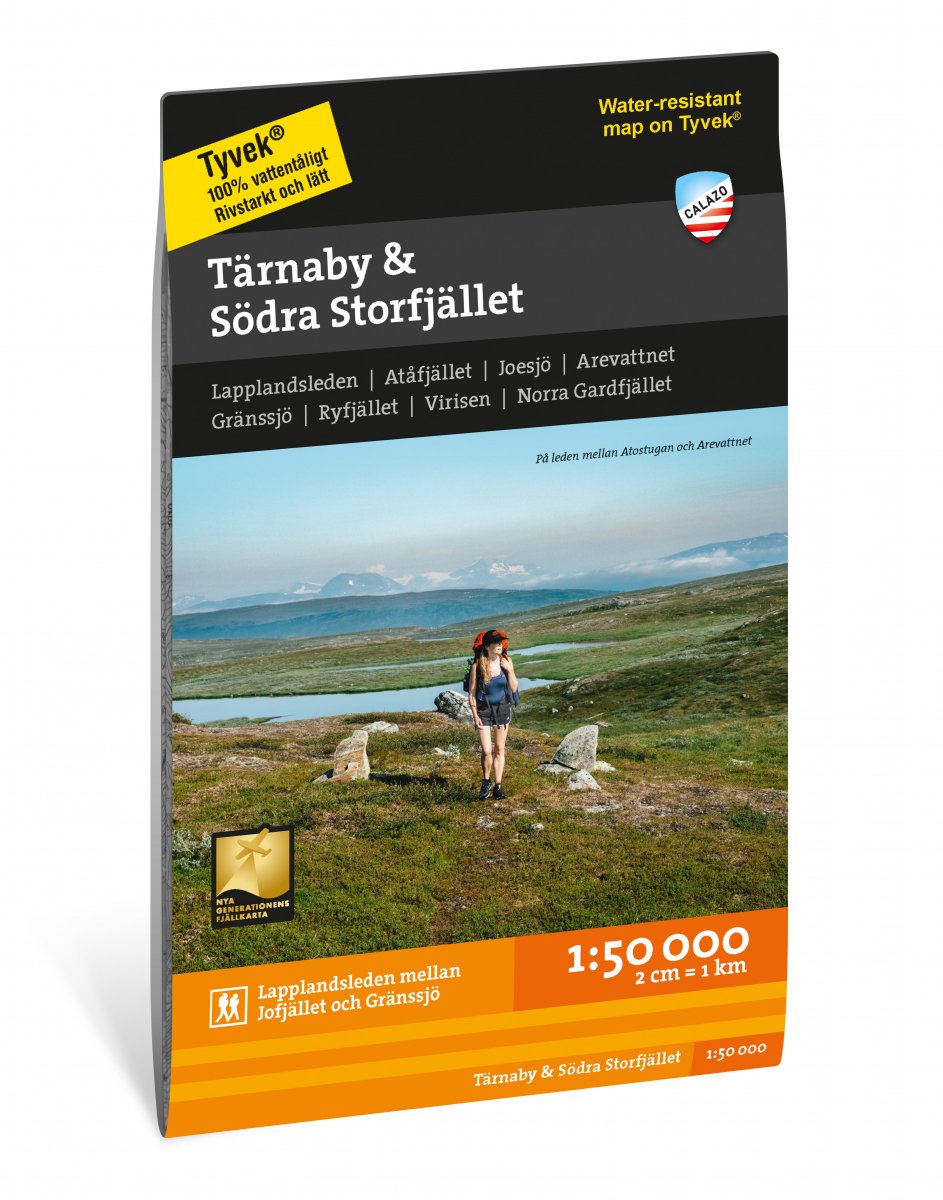 Online bestellen: Wandelkaart Fjällkartor 1:50.000 SE Tärnaby & Södra Storfjället | Calazo