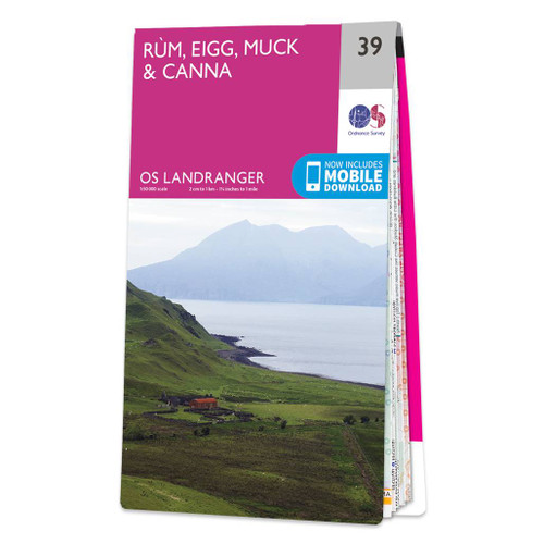 Online bestellen: Wandelkaart - Topografische kaart 039 Landranger Rum, Eigg & Muck | Ordnance Survey