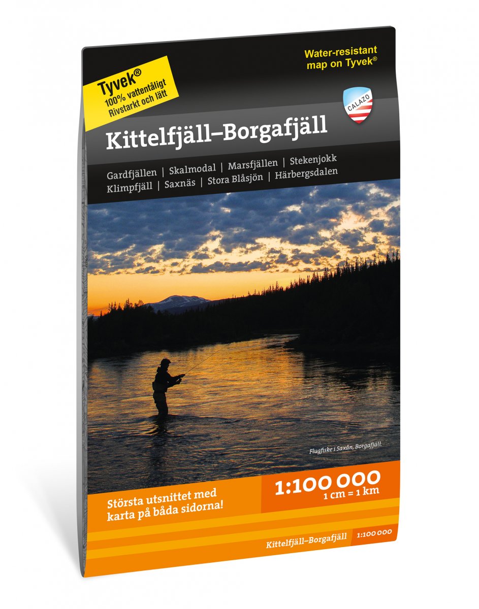 Online bestellen: Wandelkaart Fjällkartor 1:100.000 Kittelfjäll - Borgafjäll | Calazo