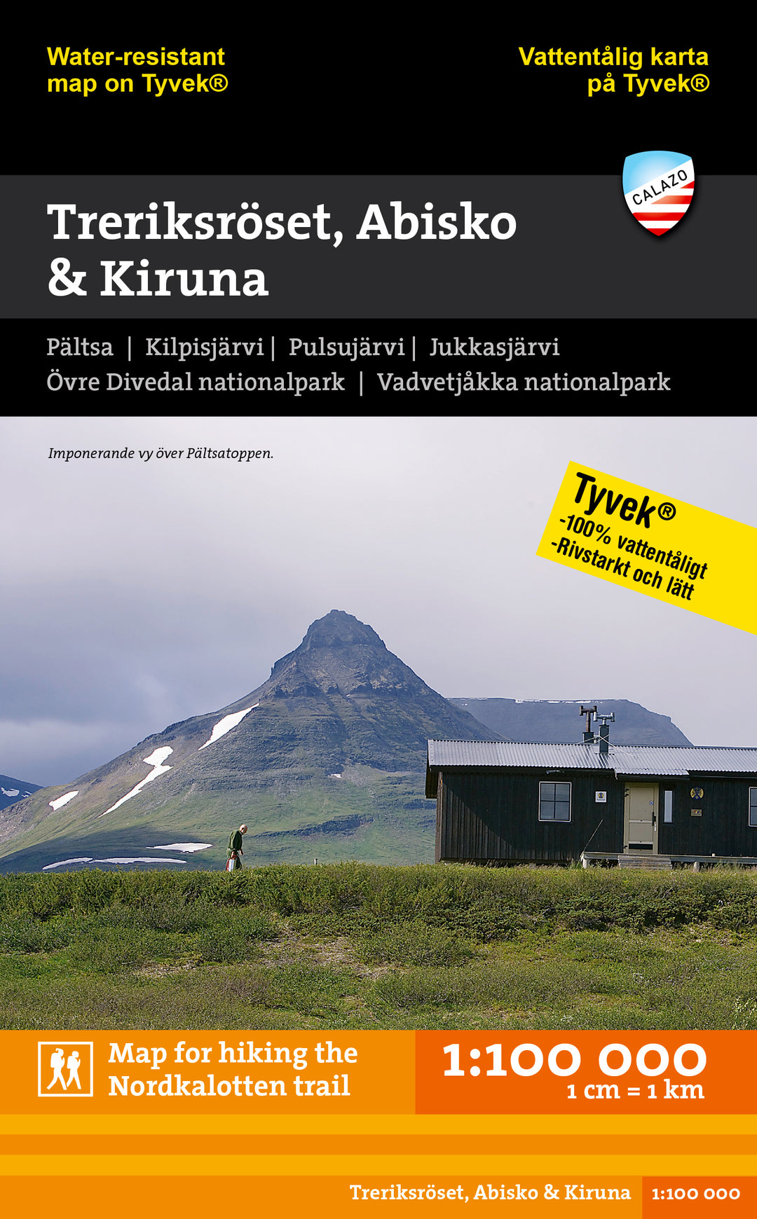Online bestellen: Wandelkaart Fjällkartor 1:100.000 Treriksröset, Abisko & Kiruna | Calazo