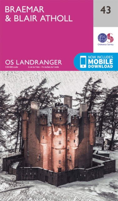 Online bestellen: Wandelkaart - Topografische kaart 043 Landranger Braemar & Blair Atholl | Ordnance Survey