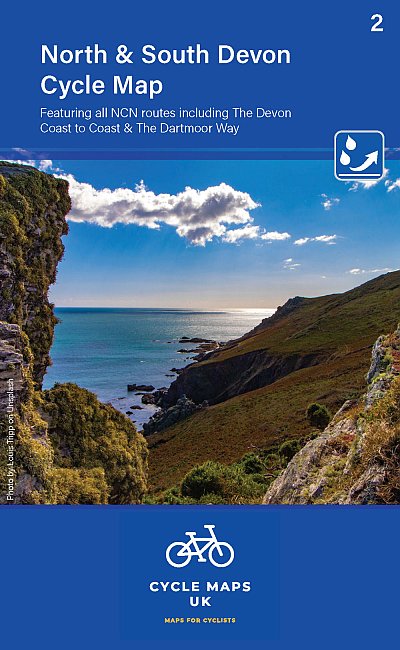 Online bestellen: Fietskaart 02 Cycle Maps UK North and South Devon | Cordee