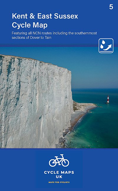 Online bestellen: Fietskaart 05 Cycle Maps UK Kent, The High Weald and Kent Downs | Cordee