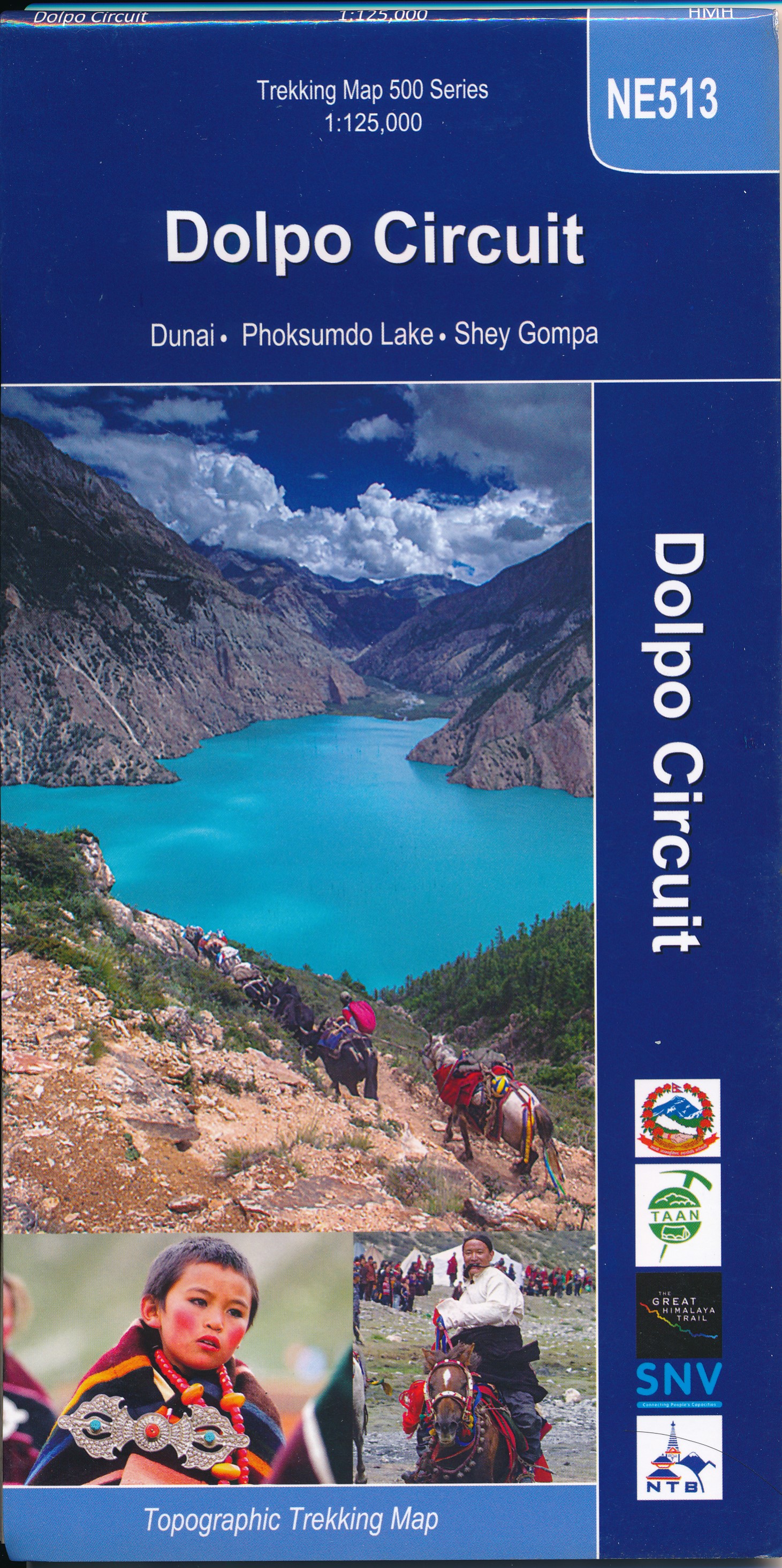 Online bestellen: Wandelkaart NE513 Dolpo circuit | Himalayan Maphouse