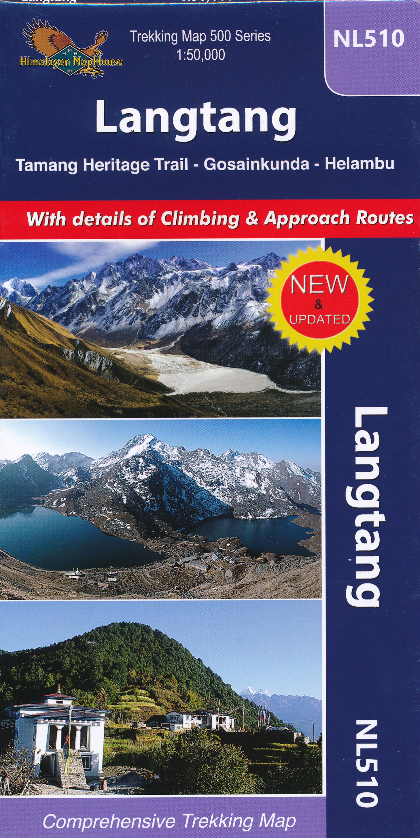 Online bestellen: Wandelkaart NL510 Langtang | Himalayan Maphouse