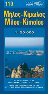 Wegenkaart - landkaart 110 Milos Ki…
