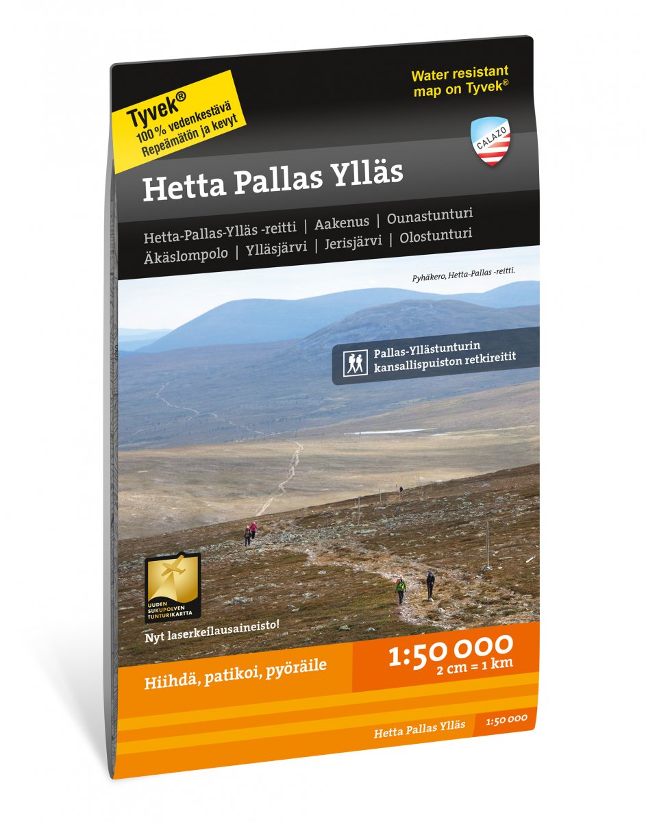 Online bestellen: Wandelkaart Fjällkartor 1:50.000 Hetta Pallas Ylläs | Finland | Calazo