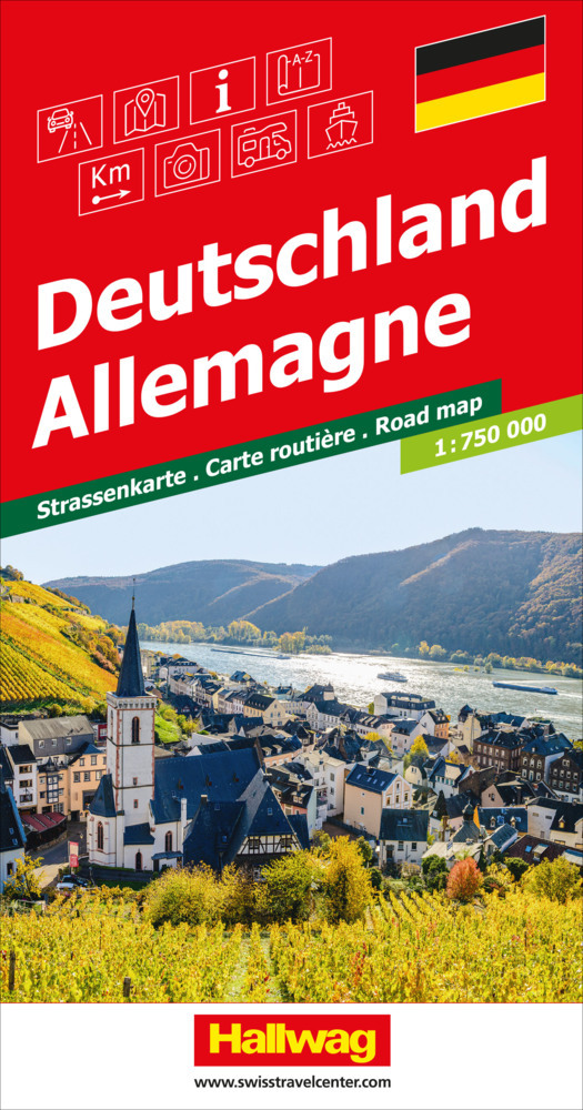 Online bestellen: Wegenkaart - landkaart Duitsland | Kümmerly & Frey