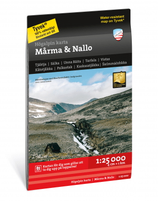 Online bestellen: Wandelkaart Hoyfjellskart SE Mårma & Nallo | Zweden | Calazo