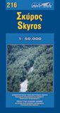 Road Editions 216 Skyros wegenkaart - landkaart Skyros |