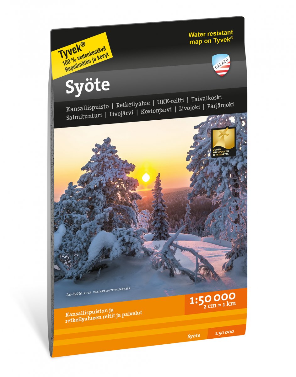 Online bestellen: Wandelkaart Turkart Syöte E10 UKK-Pad | Finland | Calazo