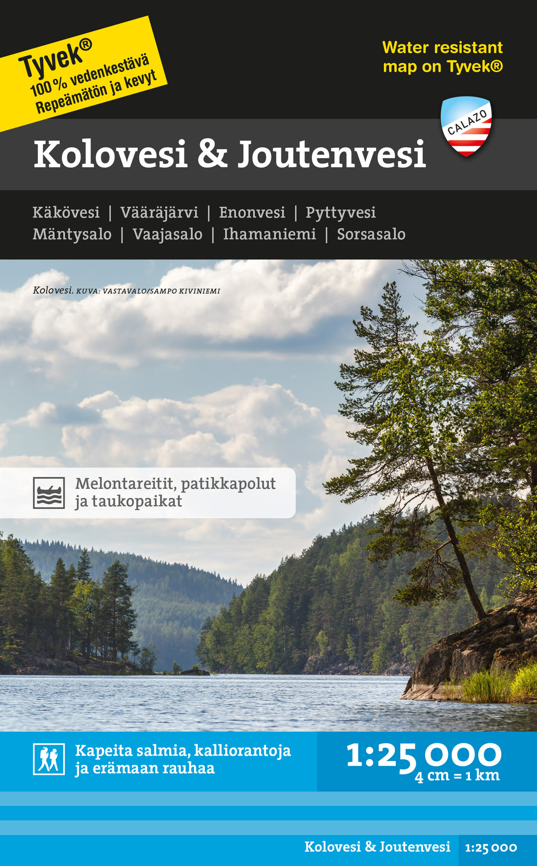 Online bestellen: Waterkaart Sjö- och kustkartor Kolovesi & Joutenvesi | Finland | Calazo