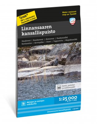 Online bestellen: Waterkaart - Wandelkaart Sjö- och kustkartor Linnansaaren kansallispuisto | Finland | Calazo