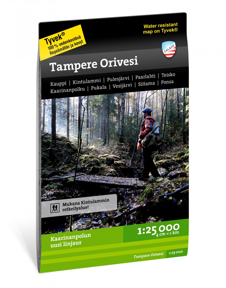Online bestellen: Wandelkaart Terrängkartor FIN Tampere Orivesi | Finland | Calazo