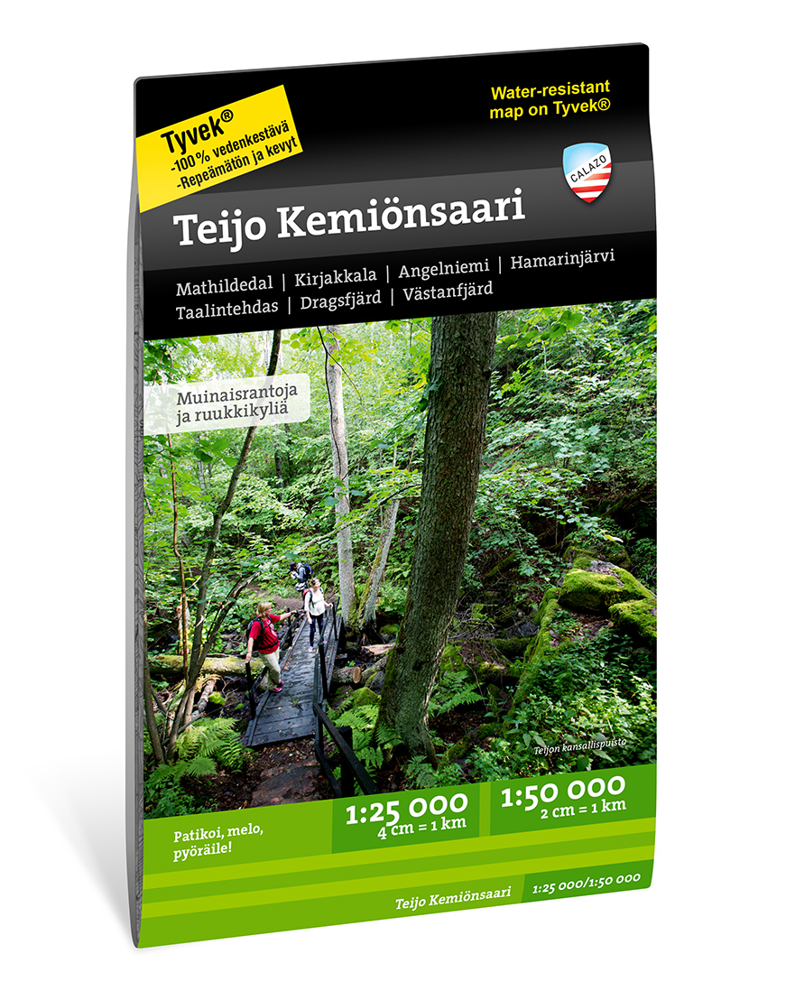 Online bestellen: Wandelkaart Terrängkartor FIN Teijo Kemiönsaari | Finland | Calazo