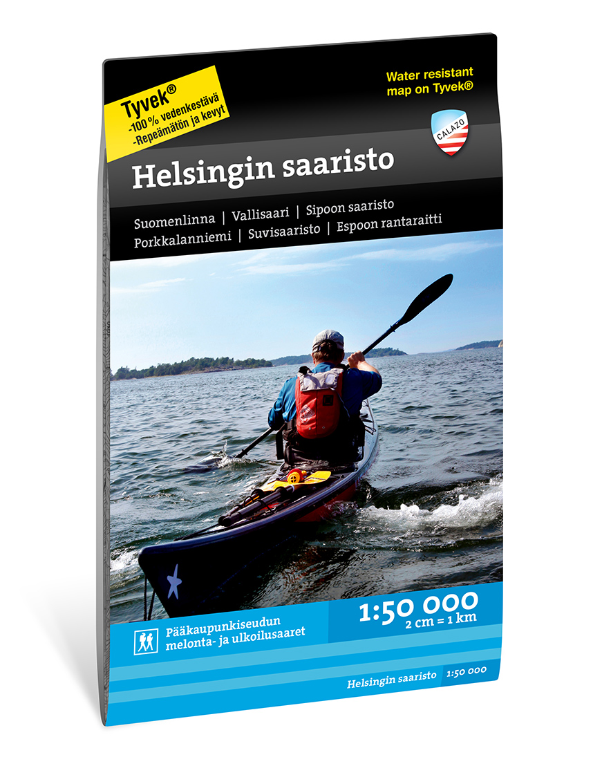 Waterkaart - Wandelkaart Sjö- och kustkartor Helsingin saaristo | Finl
