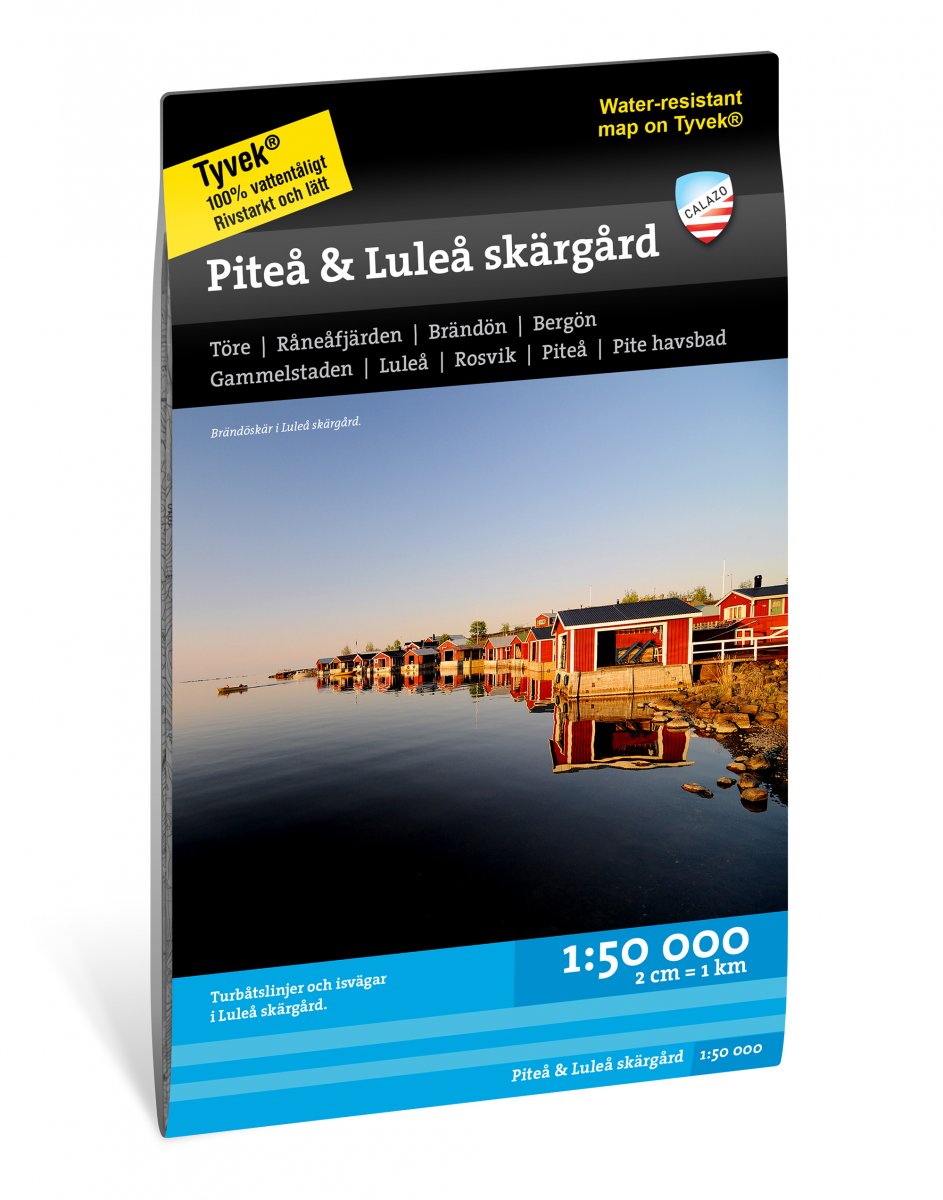 Online bestellen: Waterkaart Sjö- och kustkartor Luleå & Piteå skärgård | Zweden | Calazo