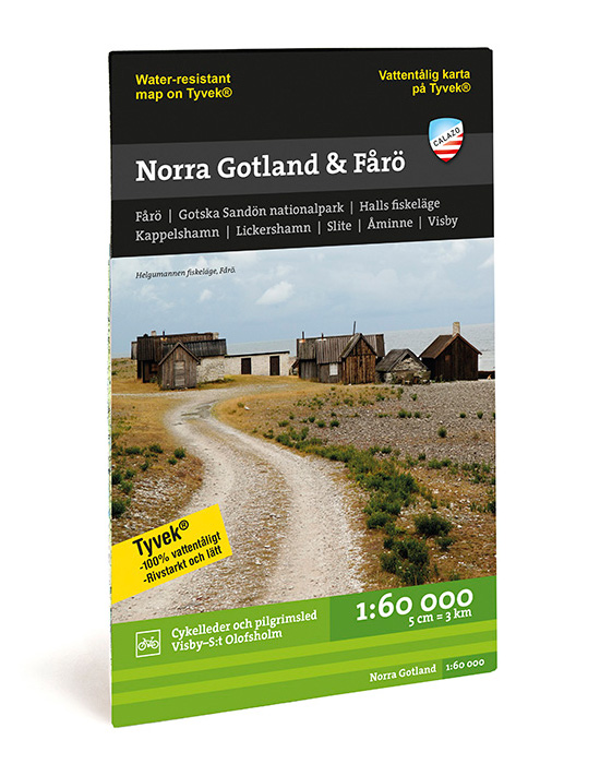Online bestellen: Wandelkaart Terrängkartor Norra Gotland | Zweden | Calazo