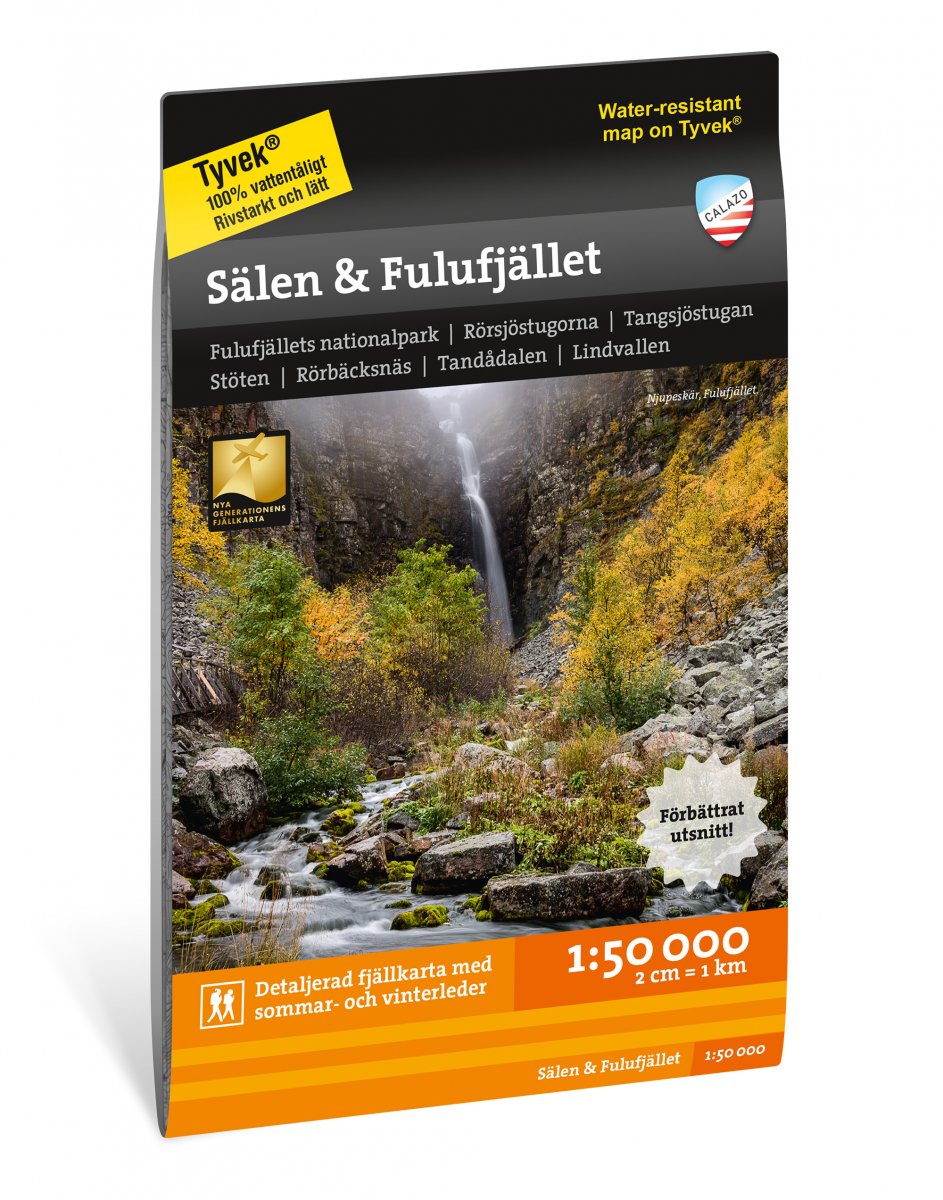 Online bestellen: Wandelkaart Turkart Sälen & Fulufjället | Zweden | Calazo